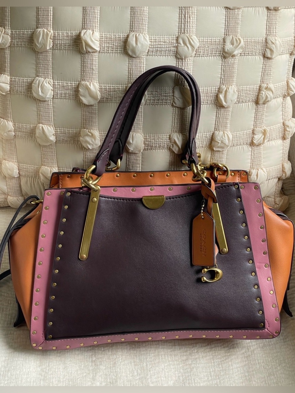 Coach Multicolor Leather Satchel